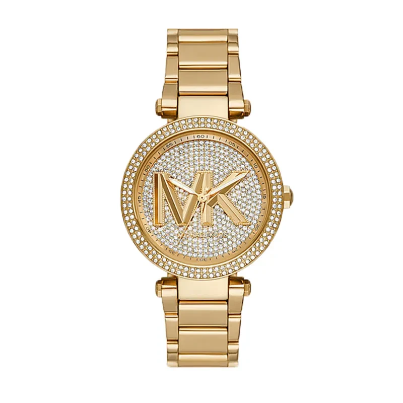 Michael Kors Parker Gold-tone Dial Casual Ladies Watch